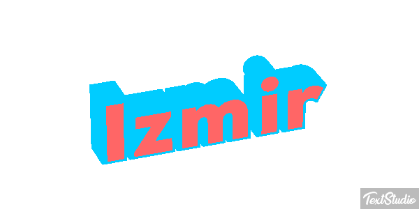 İzmir テキスト効果