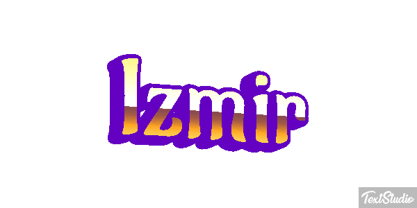 İzmir テキスト効果
