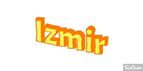 İzmir テキスト効果