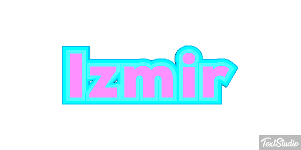 İzmir テキスト効果