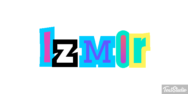 İzmir テキスト効果