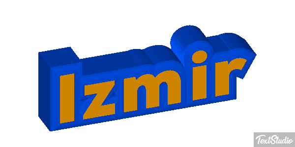 İzmir テキスト効果