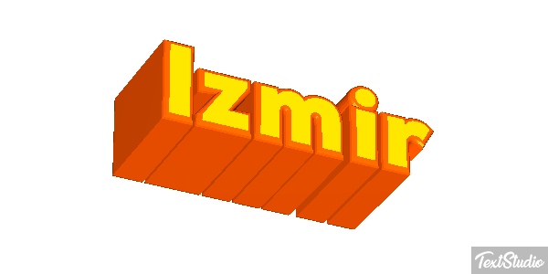 İzmir テキスト効果