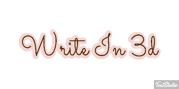 Write In 3D Text effect