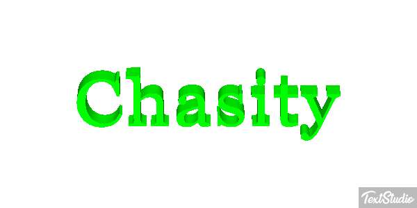 Chasity Efecto de texto