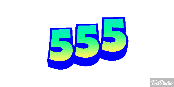555 Effet de texte