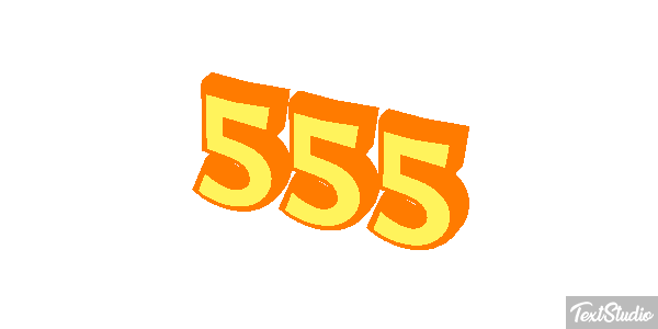 555 Effet de texte