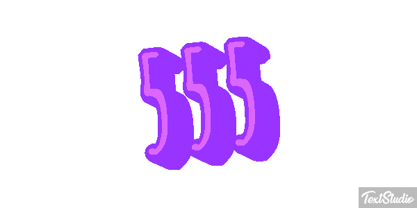 555 Effet de texte