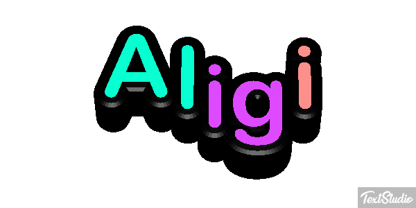 Aligi Efekt tekstowy