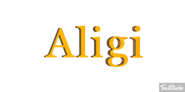 Aligi Efekt tekstowy