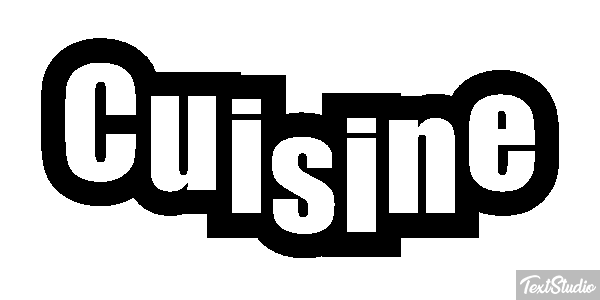 Cuisine Text effect