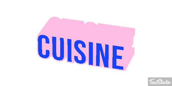 Cuisine Text effect