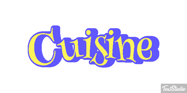 Cuisine Text effect