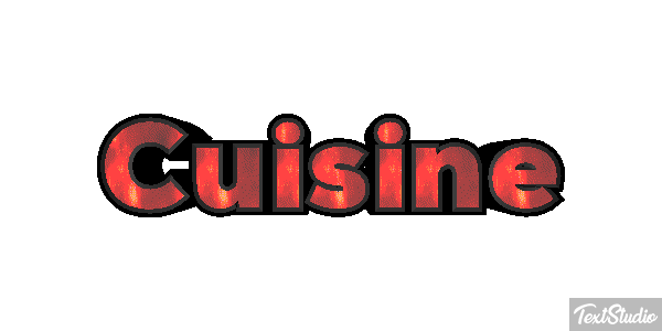 Cuisine Text effect