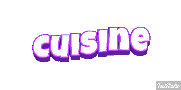 Cuisine Text effect