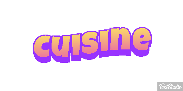 Cuisine Text effect