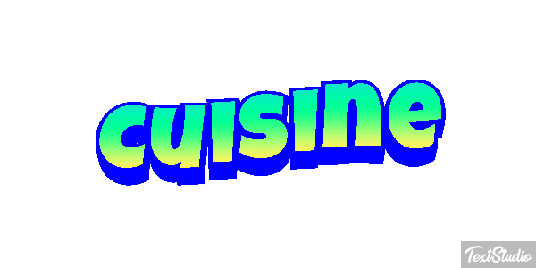 Cuisine Text effect