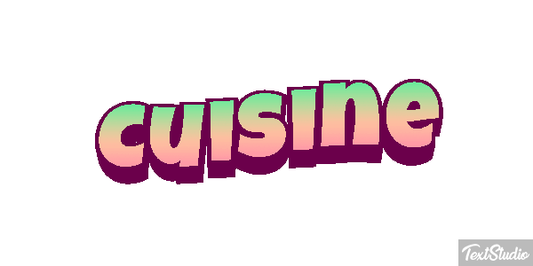 Cuisine Text effect