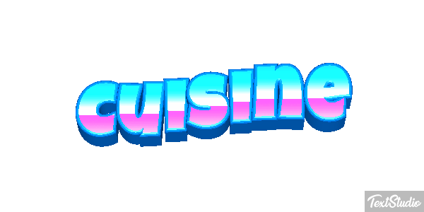 Cuisine Text effect