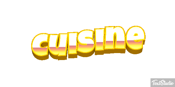 Cuisine Text effect