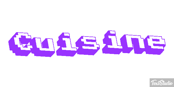 Cuisine Text effect