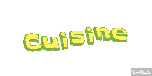Cuisine Text effect