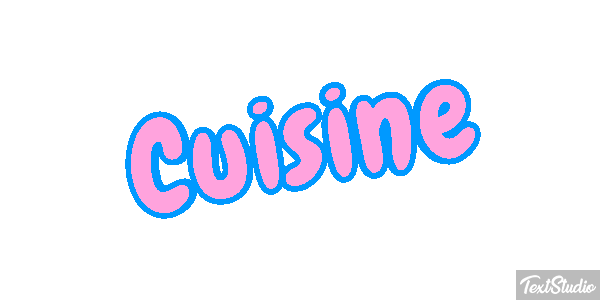Cuisine Text effect