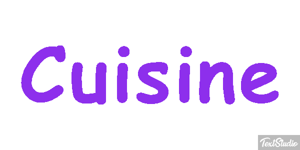Cuisine Text effect