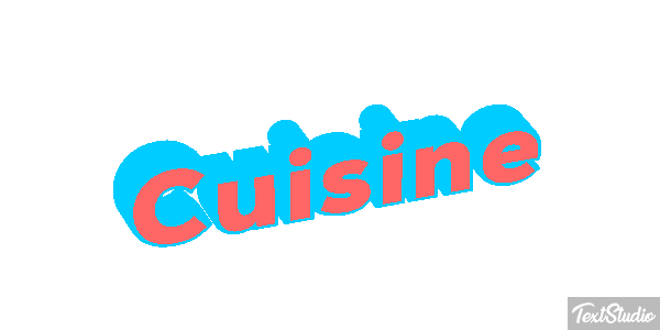 Cuisine Text effect