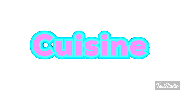 Cuisine Text effect