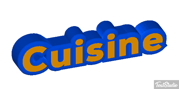 Cuisine Text effect