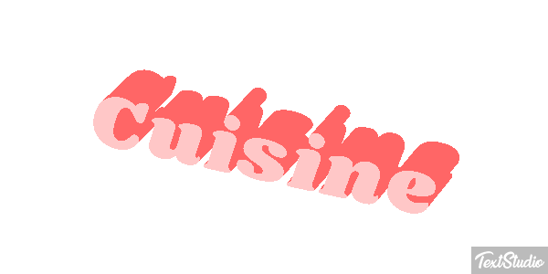 Cuisine Text effect