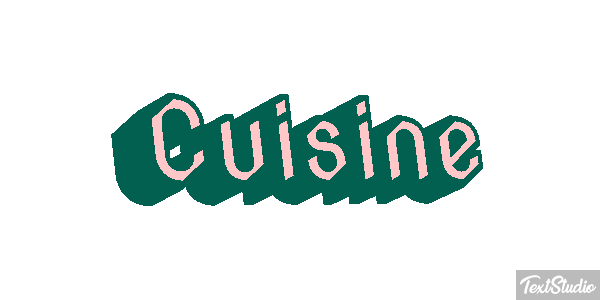 Cuisine Text effect
