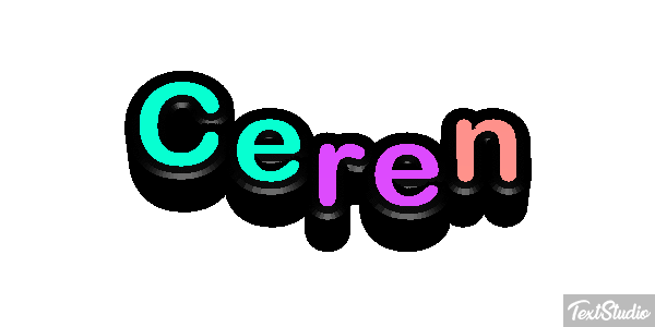 Ceren Texteffekt