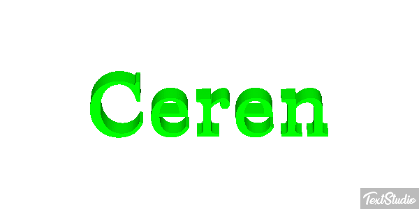 Ceren Texteffekt