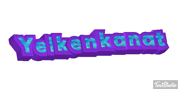 Yelkenkanat Metin efekti