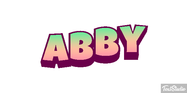 Abby Text effect