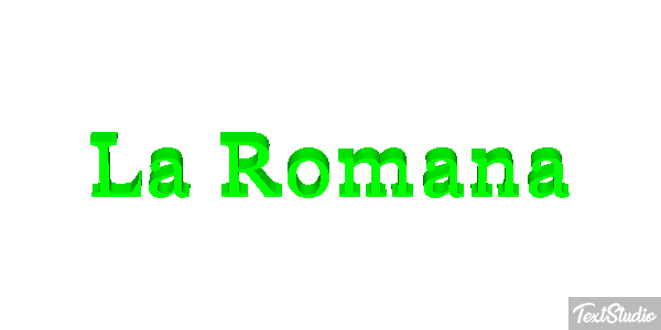 La Romana Efeito do texto