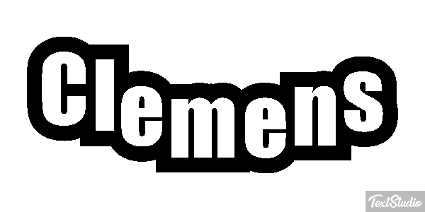 Clemens Text effect