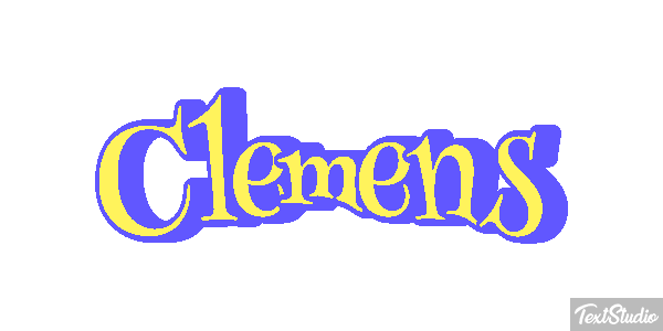 Clemens Text effect