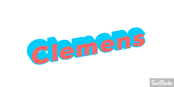 Clemens Text effect