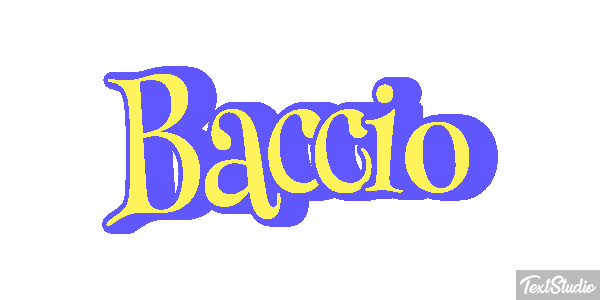 Baccio Effetto testo