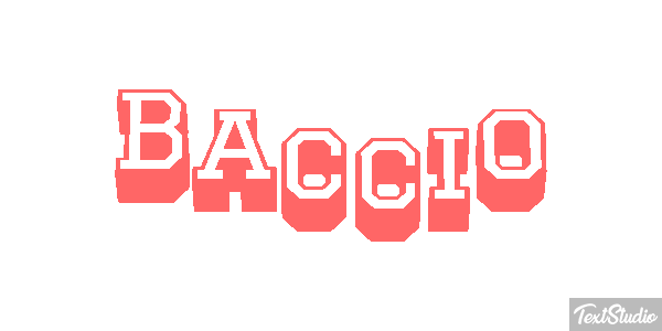 Baccio Effetto testo