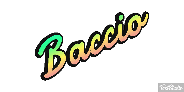 Baccio Effetto testo