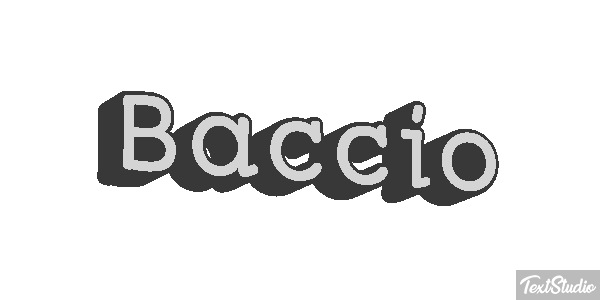 Baccio Effetto testo