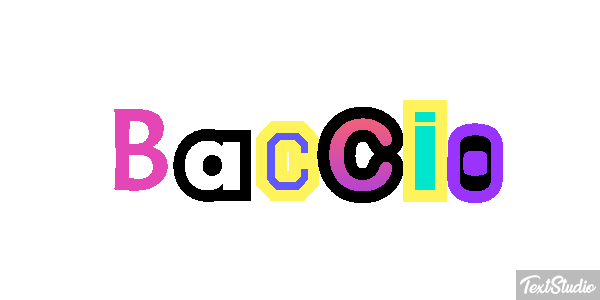 Baccio Effetto testo