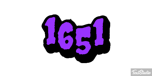 1651 Text effect