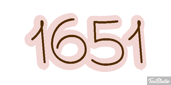 1651 Text effect