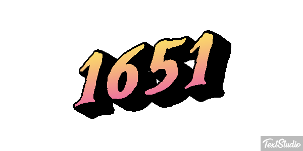 1651 Text effect