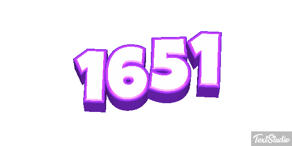 1651 Text effect